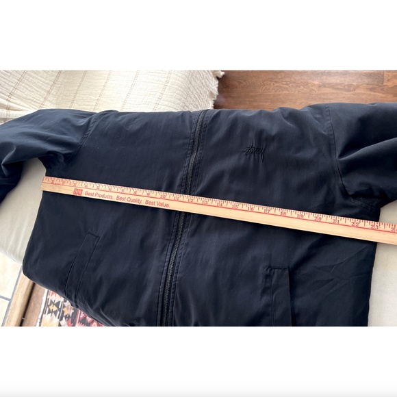 STUSSY Bamboo Bomber Jacket in Black - L - Picture 8 of 10